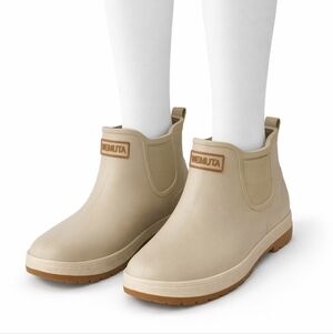 Weimuta Beige Ankle Boots